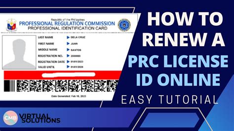 How to renew your PRC license .